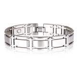 Executive Symmetry Silver Bracelet