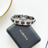 Executive Rubber Stainless Bracelet
