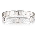 Grey Carbon Fibre Stainless Bracelet