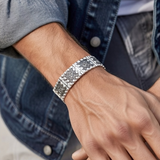 Antique Silver Bubble Edge