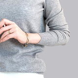 SABONA Ladies Executive Designer Duet Bracelet worn on the wrist