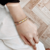 Ladies Executive Dress Gold Duet Bracelet