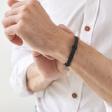 Trio Cable Black/Black Bracelet