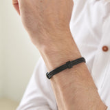 Trio Cable Black/Black Bracelet