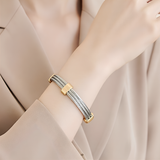 Trio Cable Stainless/Gold