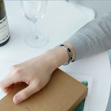 Sport Stainless/Rubber Magnetic Bracelet