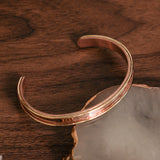 18K Gold, Copper base bangle 7mm