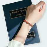 Ladies Red Gem Bracelet