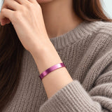 SABONA Nano-Ceramic Purple Wine Copper Bracelet 7mm