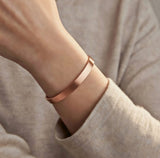 Plain Copper Bracelet 7mm