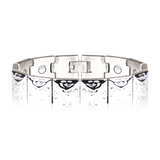 Bevelled Concho Silver