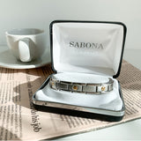 Executive Nails Head Duet Bracelet