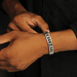 Black Carbon Fibre Stainless Bracelet