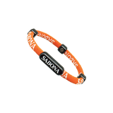 SABONA orange athletic magnetic bracelet with 1200 gauss magnets