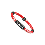 SABONA red athletic magnetic bracelet with 1200 gauss magnets