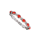 Ladies Red Gem Bracelet