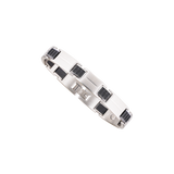 Sport Stainless/Rubber Magnetic Bracelet