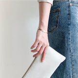 Brushed Plain Rose Gold 7mm