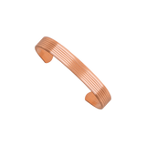 SABONA Regency Copper Bracelet 9mm with narrow-ribbed design