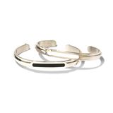 White Gold Plated Epoxy Fashion Bangle #F-WE