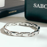 Ladies Executive Sport Silver Bracelet