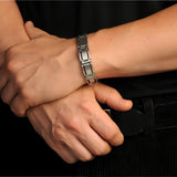 Executive Symmetry Silver Bracelet