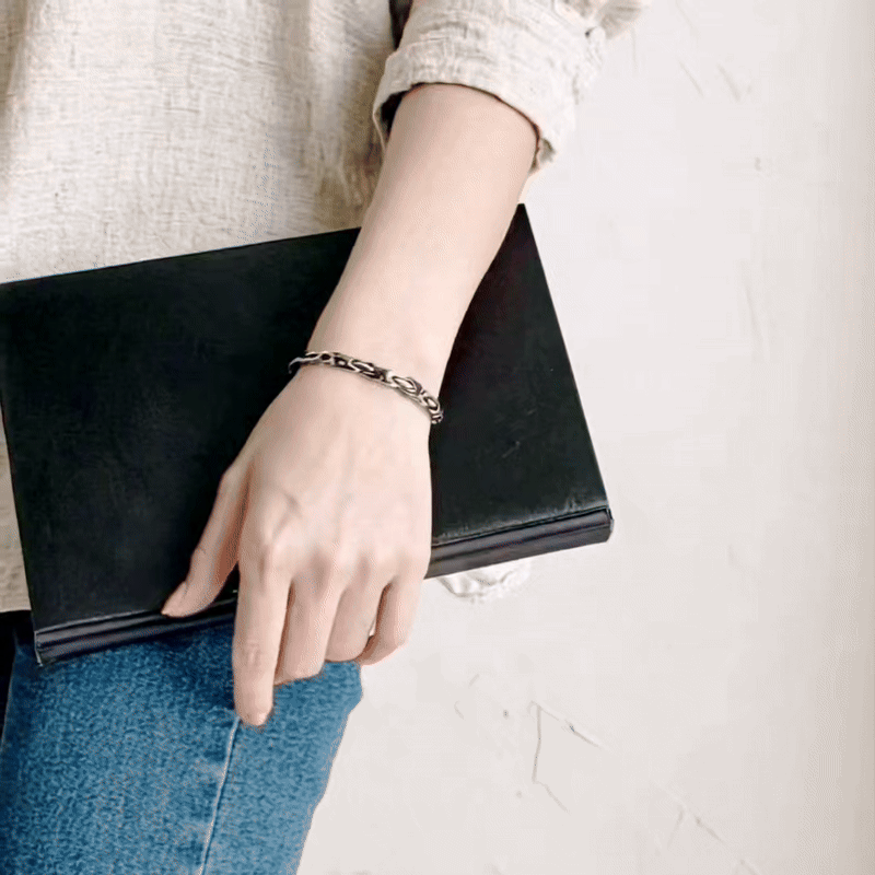Ladies Executive Sport Silver Bracelet