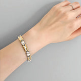 Ladies Gem Duet Bracelet