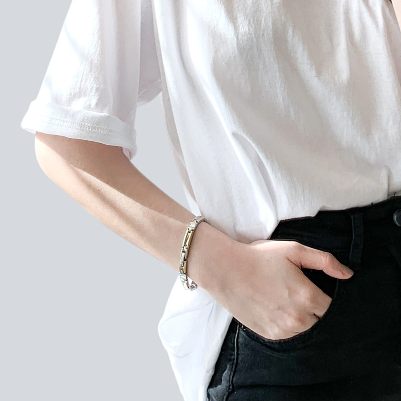 Ladies Gem Duet Bracelet
