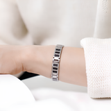 Black Carbon Fibre Stainless Bracelet