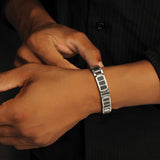 Black Carbon Fibre Stainless Bracelet