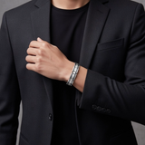 Executive Stainless Black Bracelet