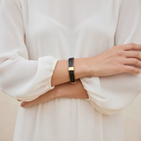 Trio Cable Black/Gold Bracelet