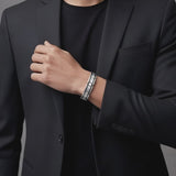 Executive Stainless Black Bracelet
