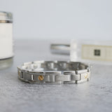 Executive Nails Head Duet Bracelet