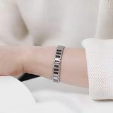 Black Carbon Fibre Stainless Bracelet
