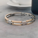 Ladies Executive Slim Bar Duet Bracelet