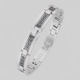 Greek Key Stainless Magnetic