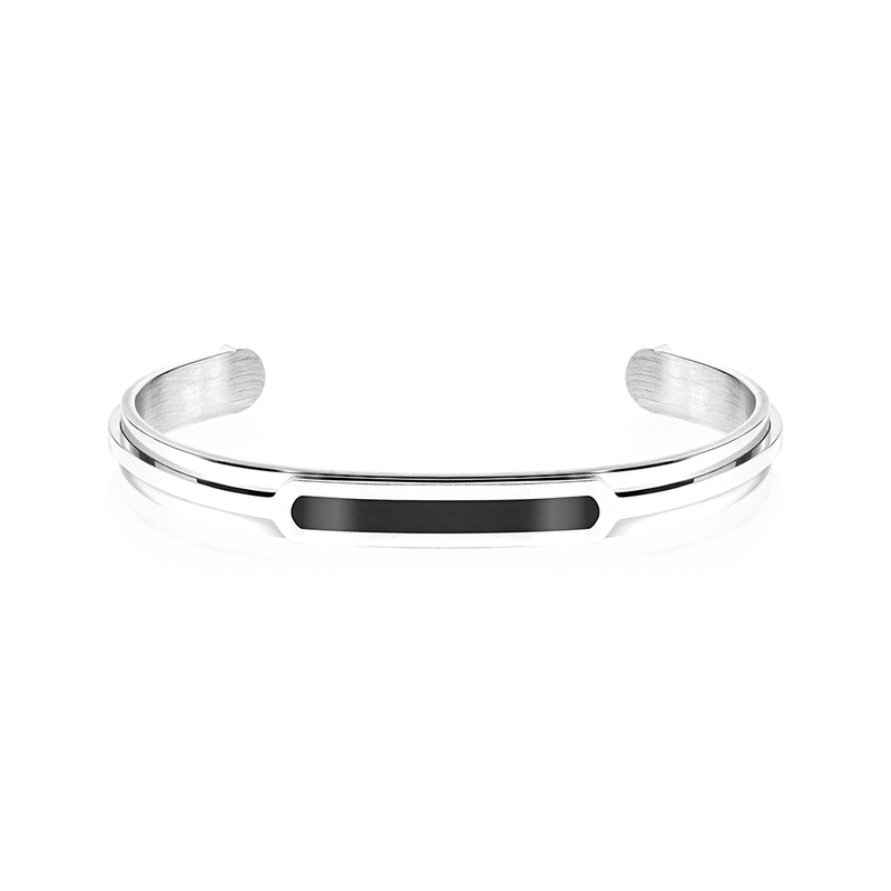 Cartier Collaboration Restoration White Gold Plated Epoxy Fashion Bangle #F-WE