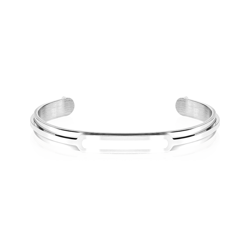 Cartier Collaboration Restoration White Gold Plated Epoxy Fashion Bangle #F-WE