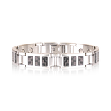 Black Carbon Fibre Stainless Bracelet