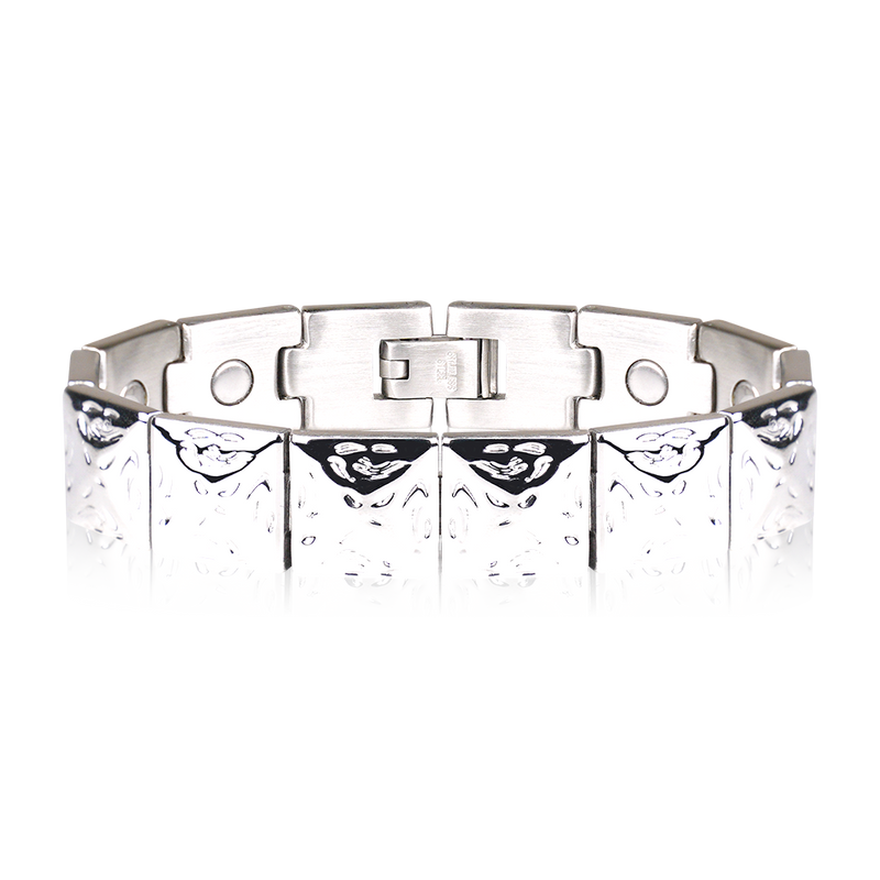 Bevelled Concho Silver