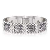 Antique Silver Bubble Edge