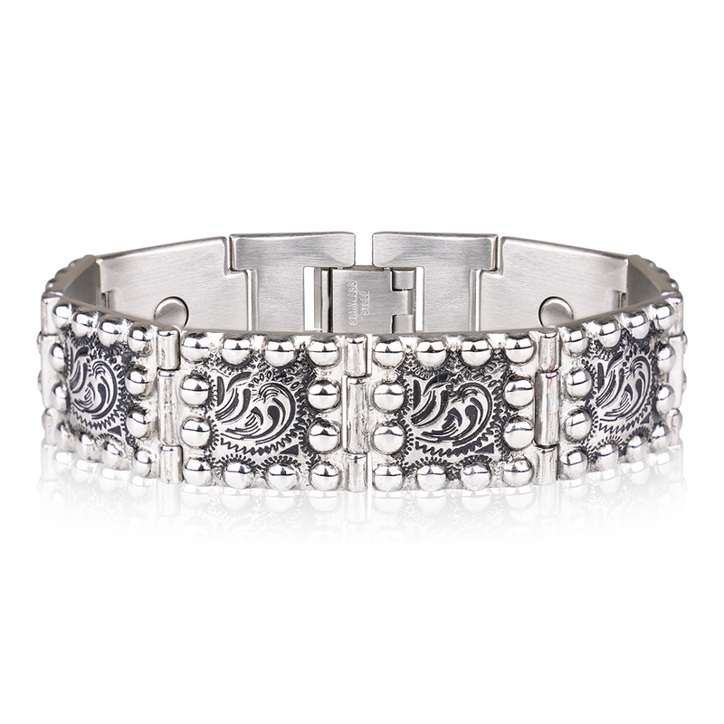 Antique Silver Bubble Edge