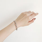 Ladies Pink Gem Bracelet
