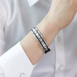 Executive Stainless Black Bracelet