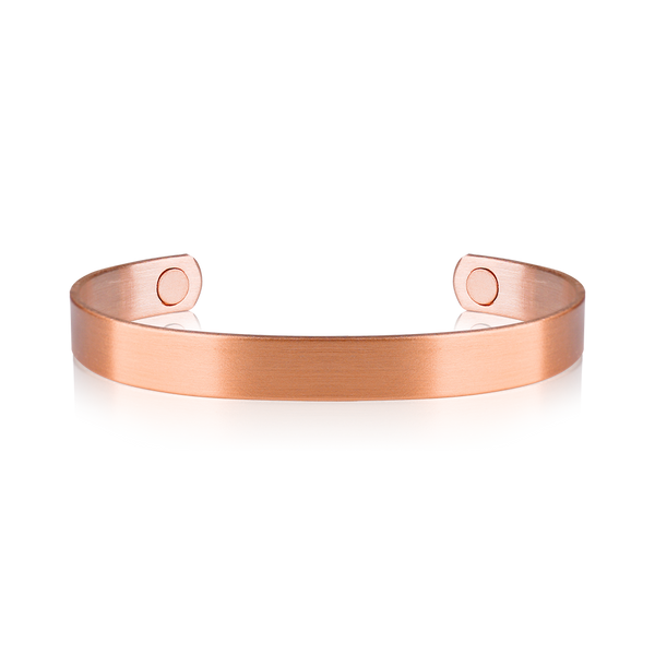 Brushed Copper Magnetic Bracelet 8mm