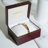 18K Gold, Copper base bangle 7mm