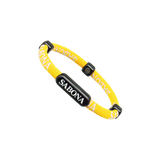 SABONA yellow athletic magnetic bracelet with 1200 gauss magnets