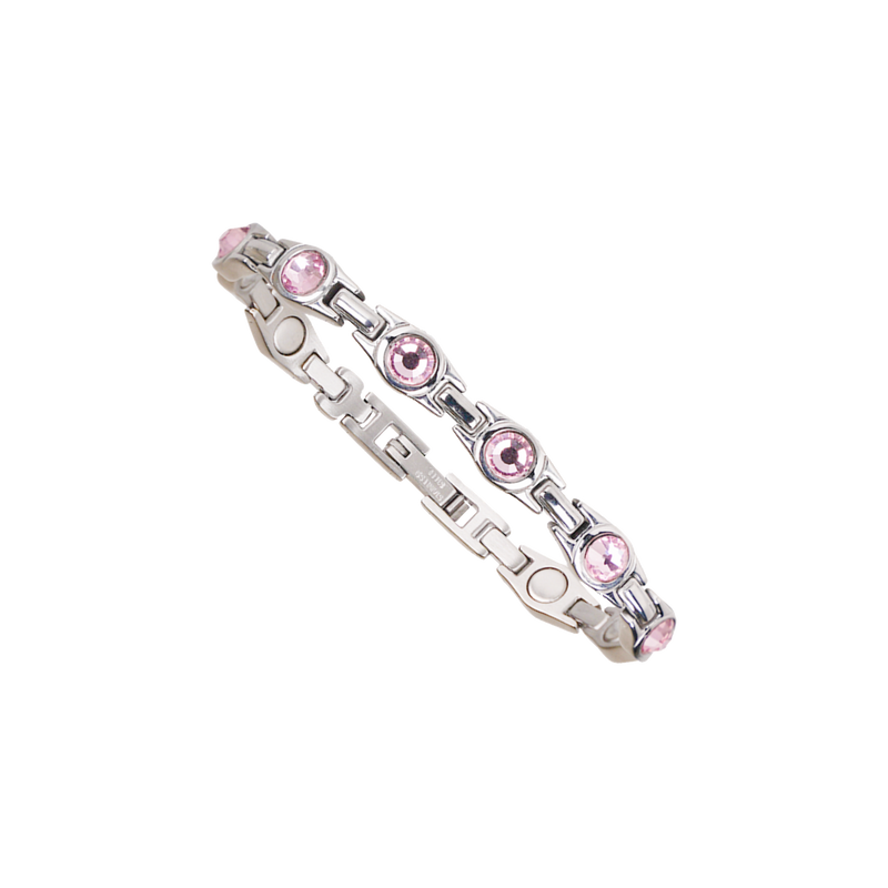 Ladies Pink Gem Bracelet